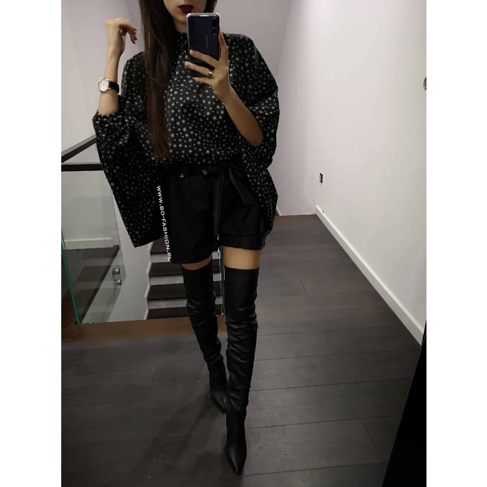 KOSZULA OVERSIZE STARS BLACK