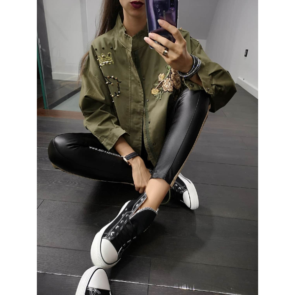 KURTKA PARKA OVERSIZE KHAKI