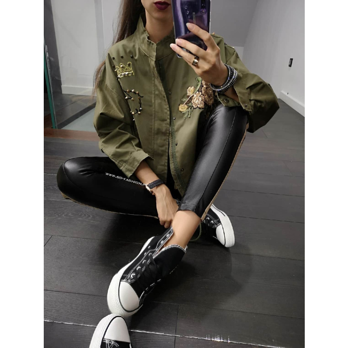 KURTKA PARKA OVERSIZE KHAKI