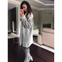 SWETER NARZUTA SWETROWA GARZATTO GRAFIT