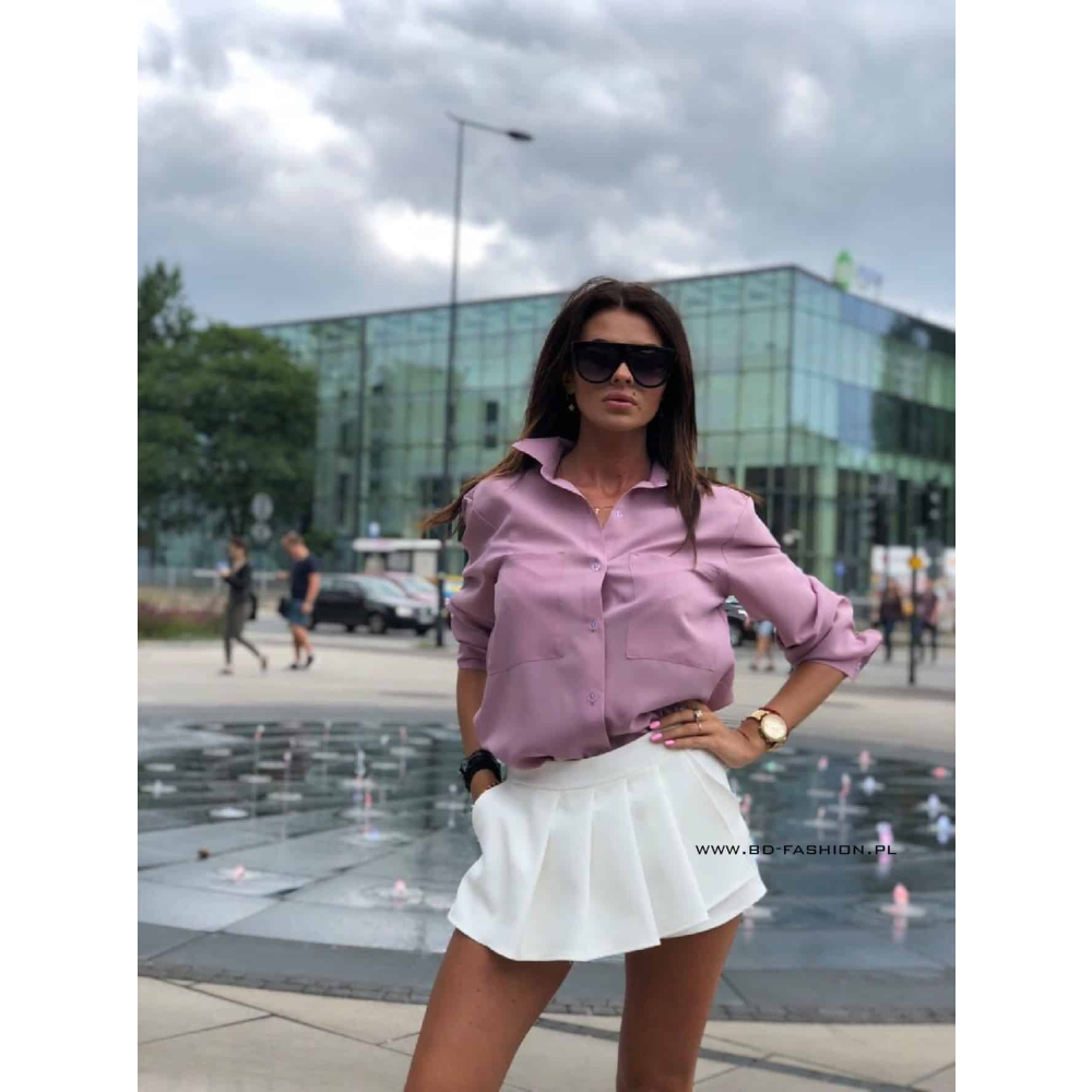 KOSZULA BASIC DARK BABY PINK