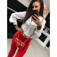 KOSZULA SATIN SPRING WHITE