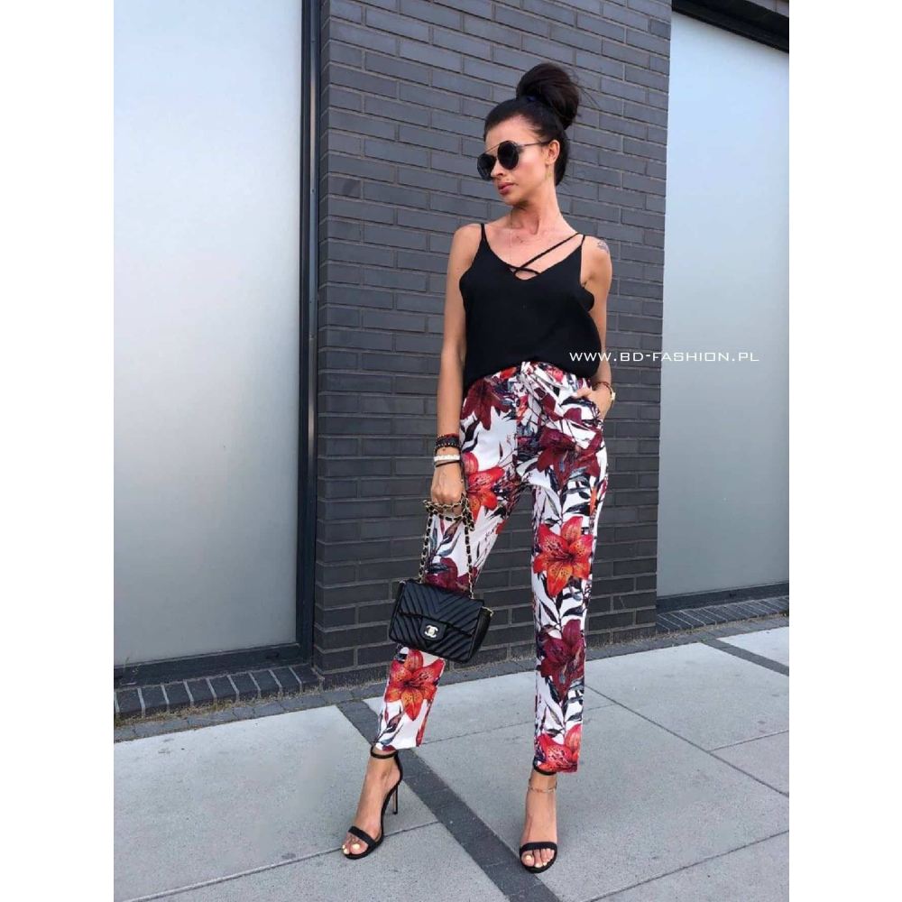 SPODNIE FLOWER BOW LILIA