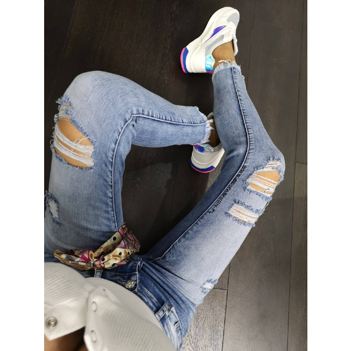 SPODNIE JEANS KOKARDA