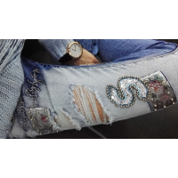 SPODNIE JEANS S PINK