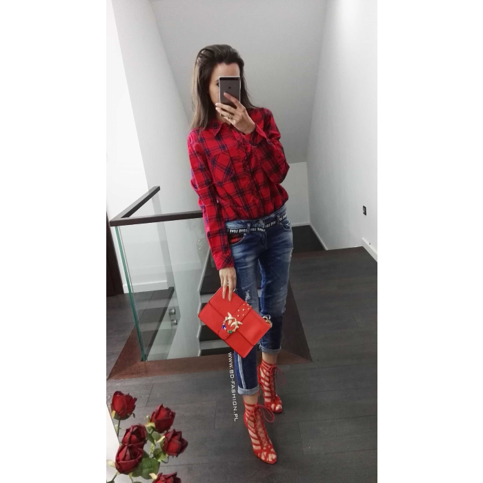 KOSZULA KRATA RED