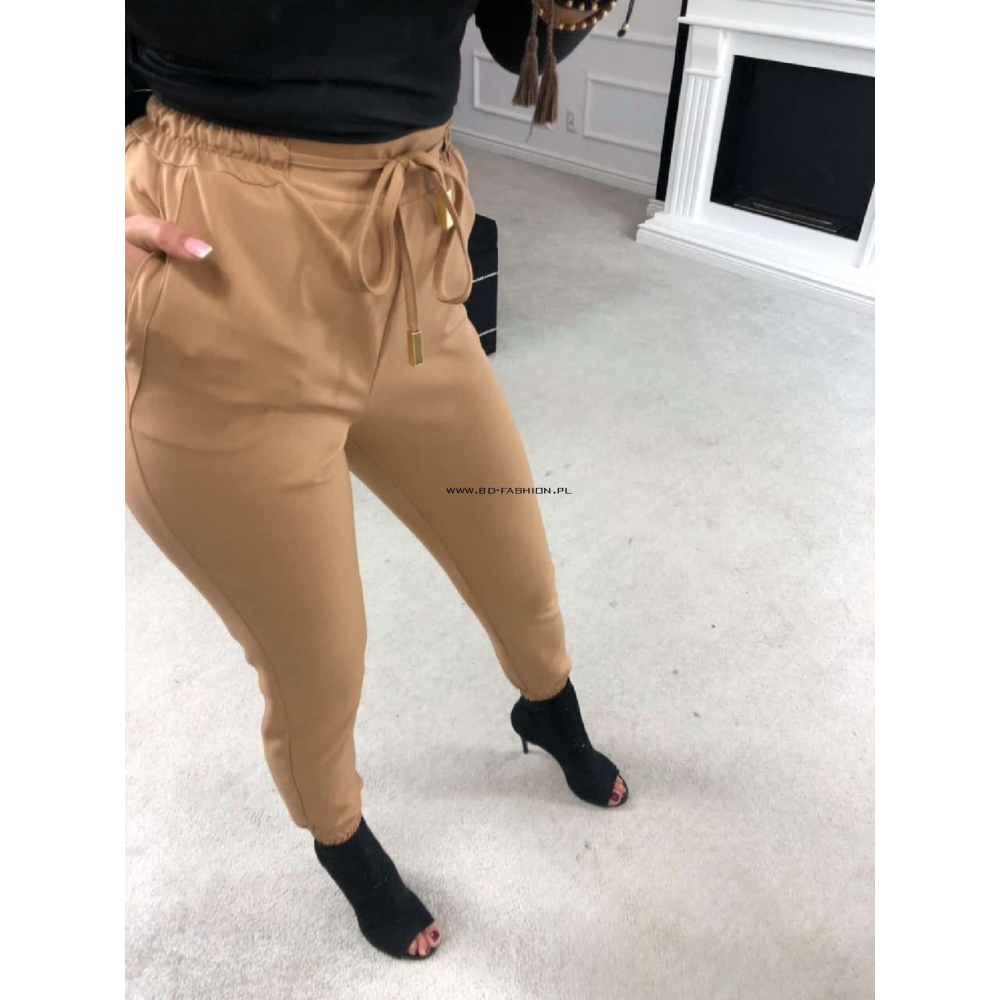 SPODNIE SPRING CASUAL CARMEL