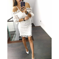 SUKIENKA GLAMOUR WHITE