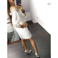 SUKIENKA GLAMOUR WHITE
