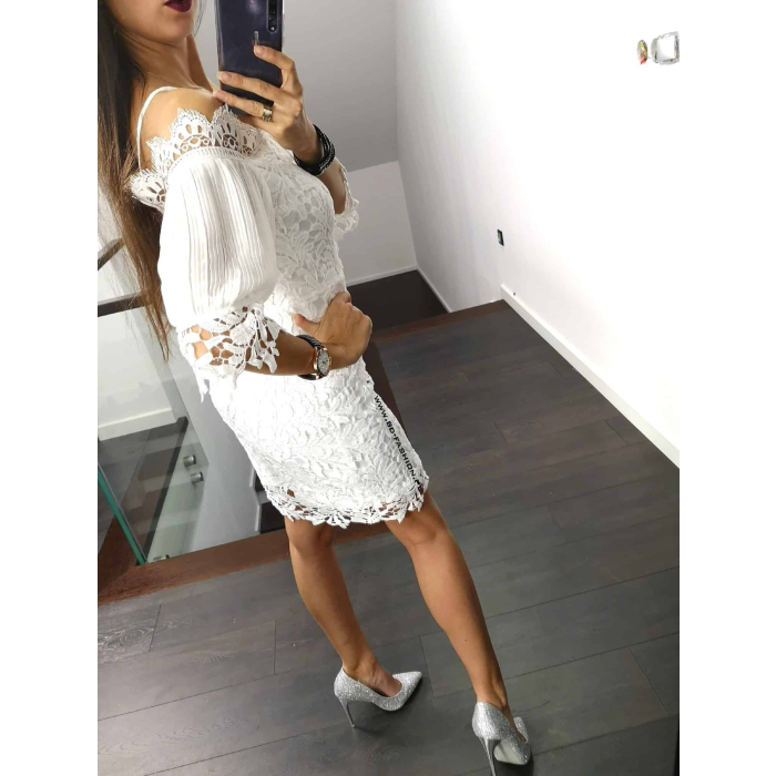 SUKIENKA GLAMOUR WHITE