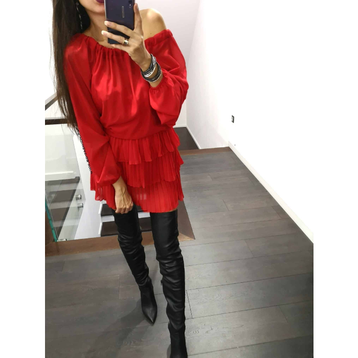 SUKIENKA PLEASS RED