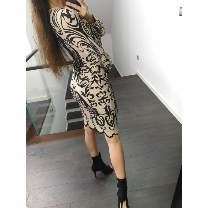 SUKIENKA SKIN BEIGE