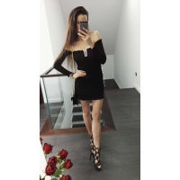 SUKIENKA SLIM SHORT BLACK