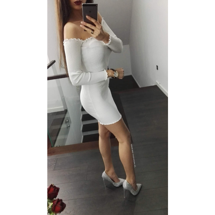 SUKIENKA SLIM SHORT WHITE
