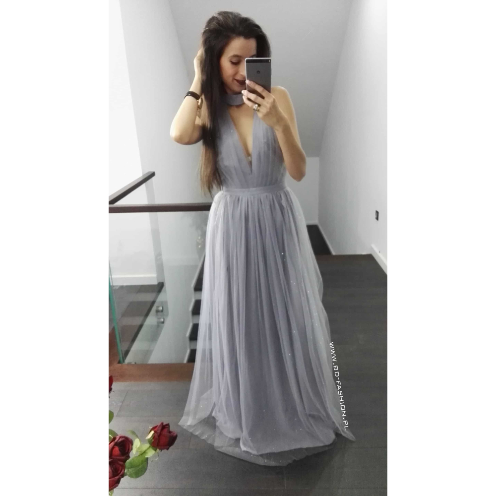 SUKIENKA STARLA GRAY