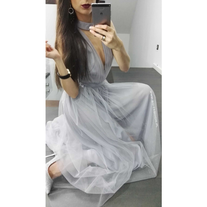 SUKIENKA STARLA GRAY