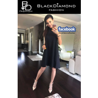 SUKIENKA SUSANA OCZKA PLECY BLACK