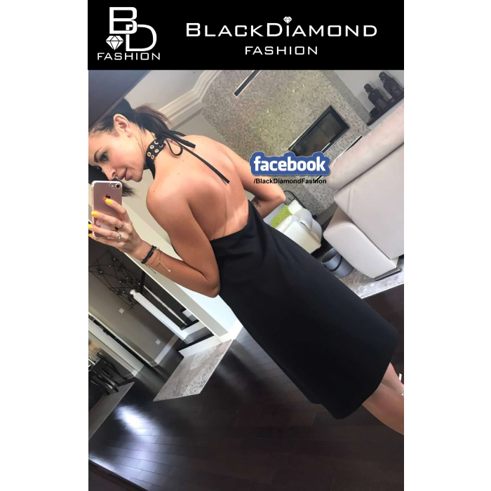 SUKIENKA SUSANA OCZKA PLECY BLACK