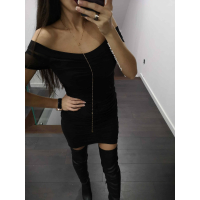 SUKIENKA TIUL BLACK
