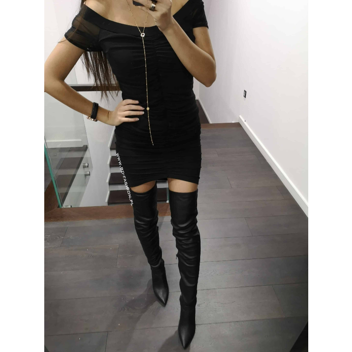SUKIENKA TIUL BLACK