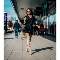 SUKIENKA ZIPERR SPRING BLACK