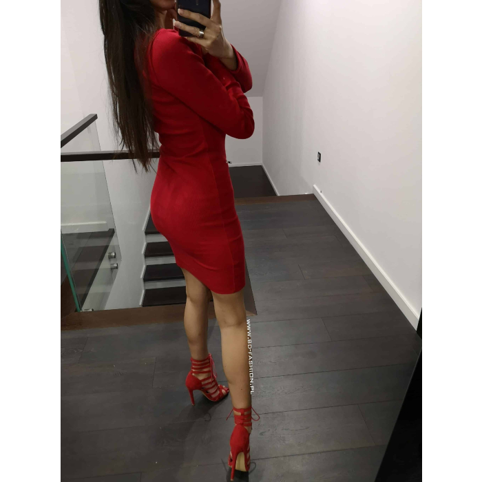 SUKIENKA ZIPPER II RED