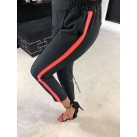 SPODNIE NEON STRIPS BLACK NEON PINK