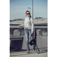 SWETER GOLF WOLLAN WARKOCZ GRAY