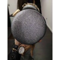 TOREBKA CIRCLE BROKAT SILVER