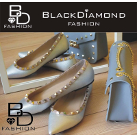 BALERINY WALENTINO SILVER