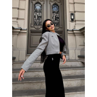 KURTKA DAMSKA BOMBER OLAVOGA DUSKY CHARM GREY